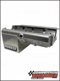 MOROSO MOR-21234  Drag Race Pan, Chev Small Block,  Aluminum, 8 Quart Capacity, 8.25